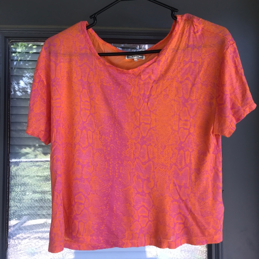 Pink/Orange crop top
